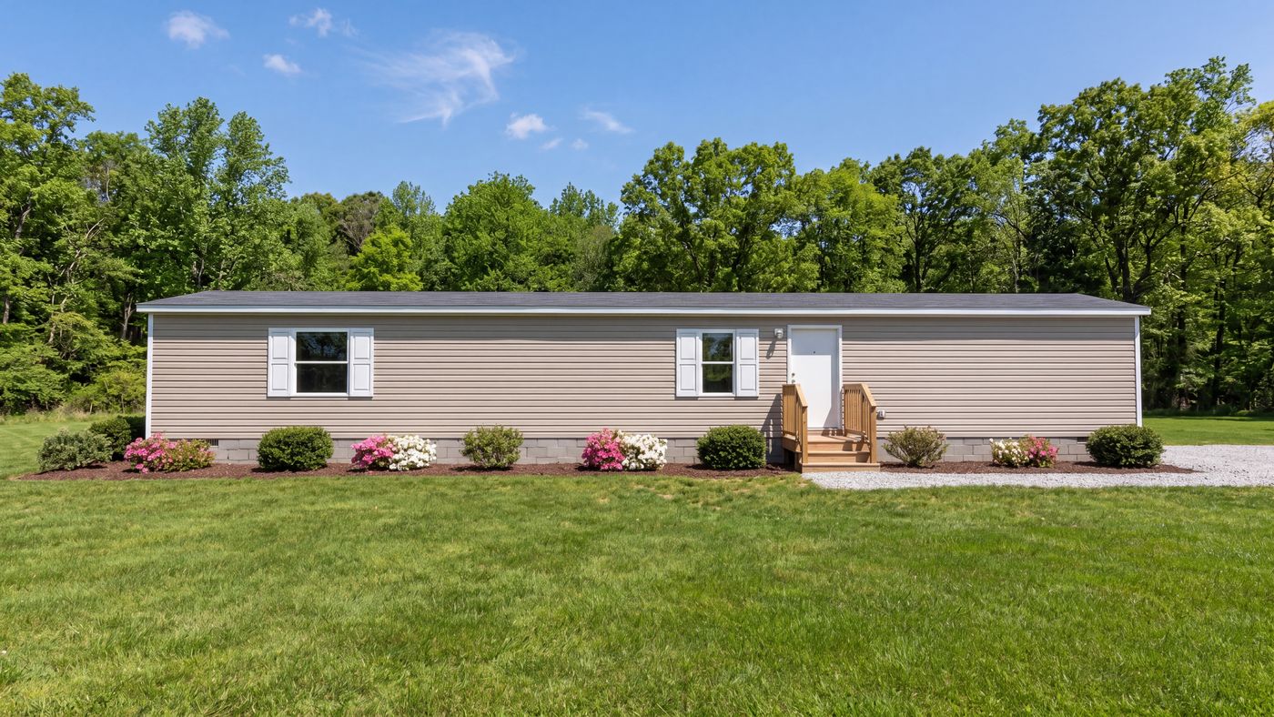 Exterior of The Hickory, a three bedroom manufactured home
