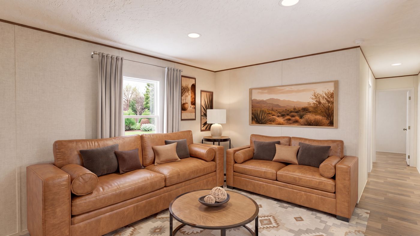 Living area toward the entry