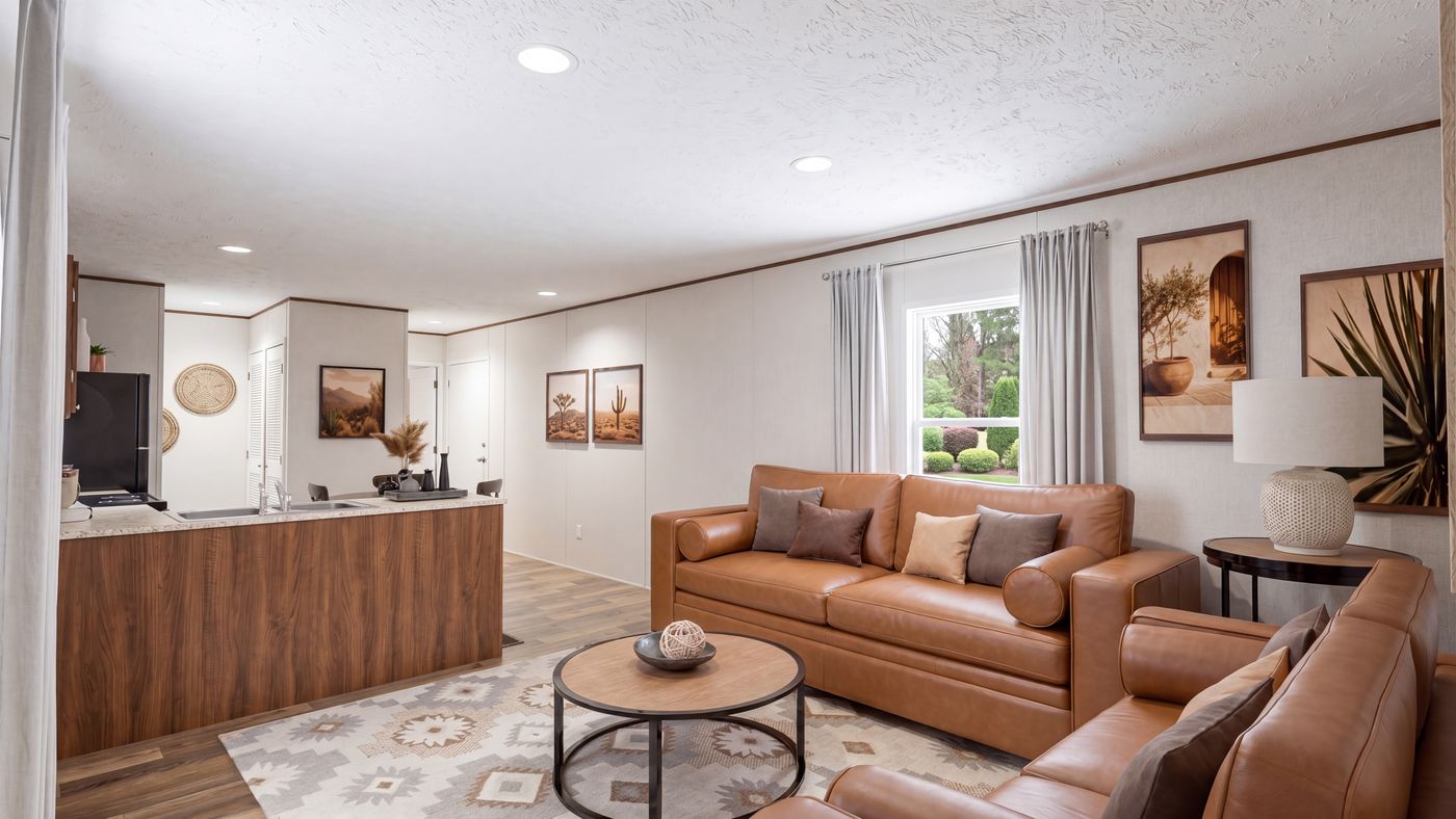 Open plan living room